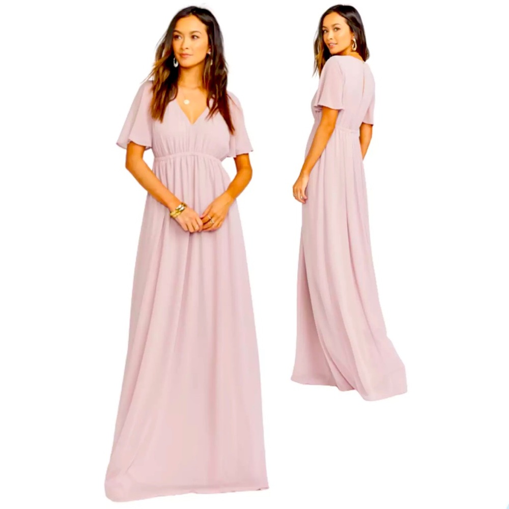 Show Me Your Mumu NWT Emily Maxi
Dress Dusty Pink Elegant Formal Size Large